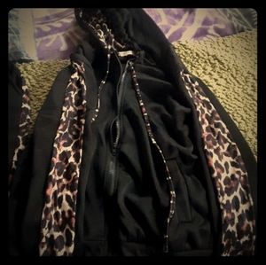 Cheeta print sweat suit
